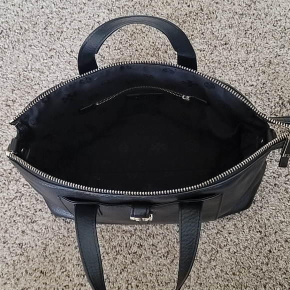 Tory Burch Black Leather Sachel Bag - Picture 8 of 16